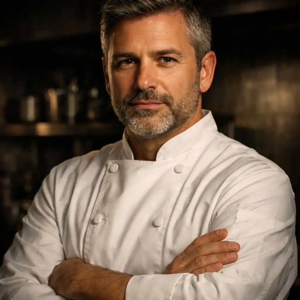 Portrait of the Executive Chef at Diningmavex